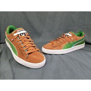 Puma Suede Minecraft (GS) Brown Green Size 6.5 NEW NO BOX